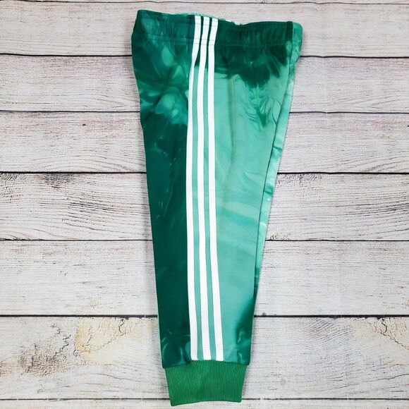 Adidas Pharrell Williams Human Race Tie Dye Green Joggers Kids Unisex Size 18M - Picture 8 of 8